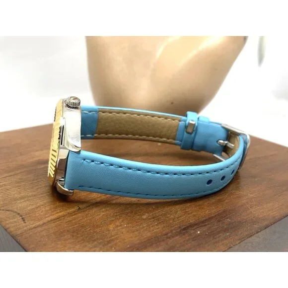 Guess Women\'s Watch GW0687L4 Mini Luna Quartz Blue Dial Leather Strap 30mm Guess Women main image 4